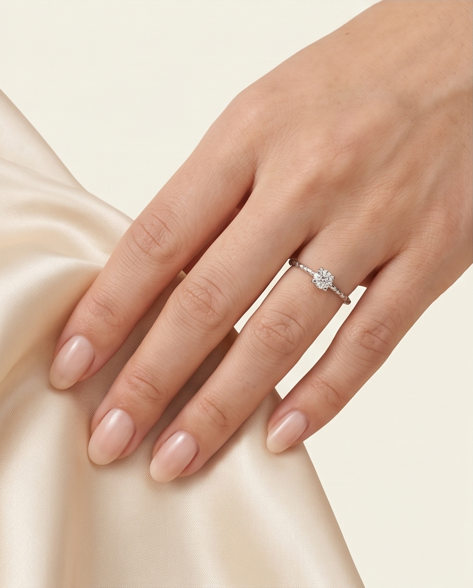 Bague Épure Cristal