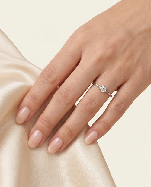 Bague Épure Cristal
