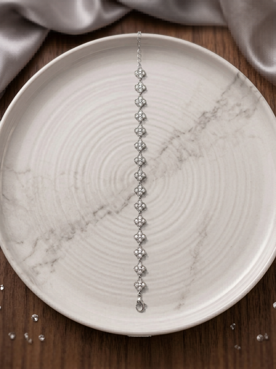Bracelet Epure Trèfles