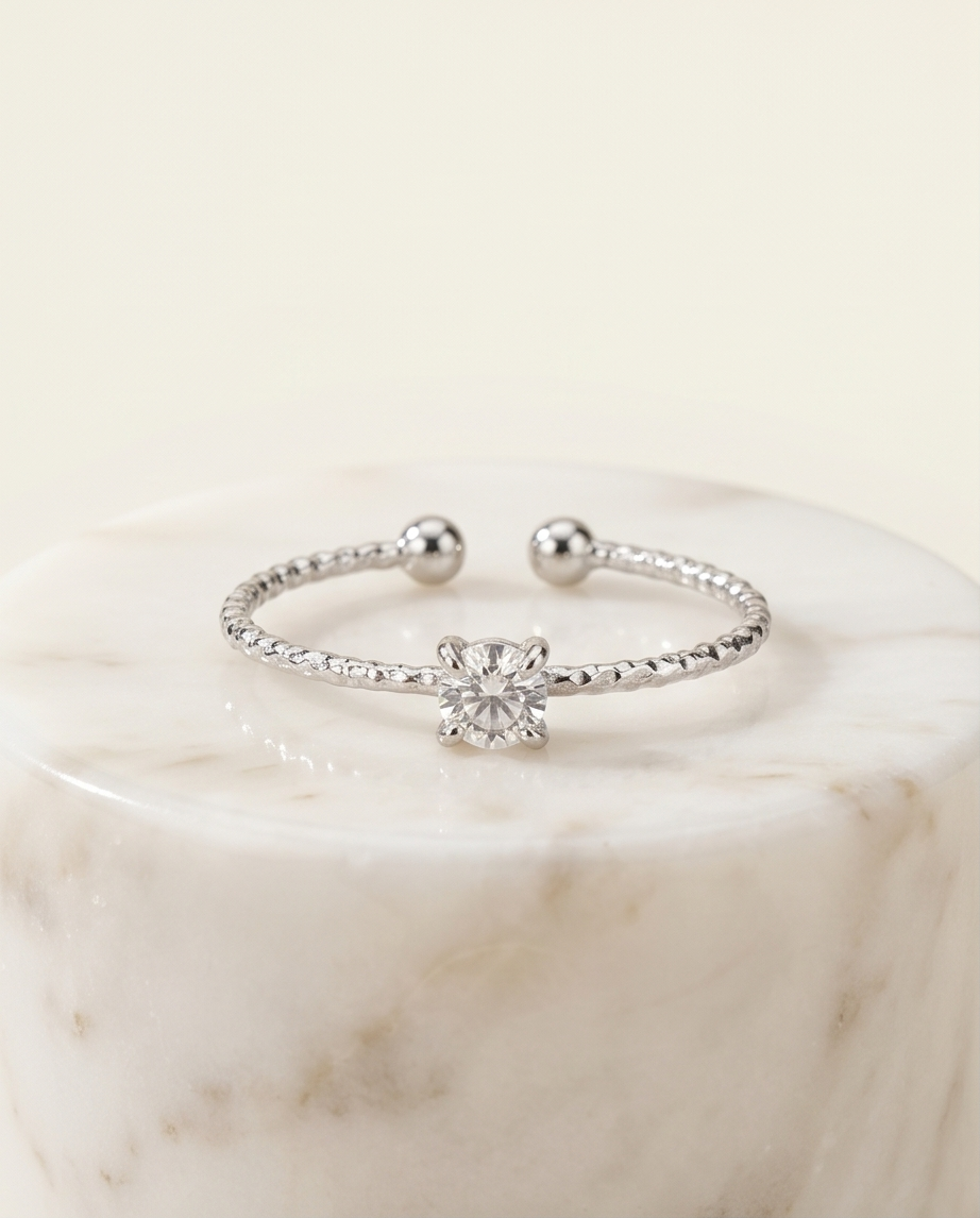 Bague Épure Cristal