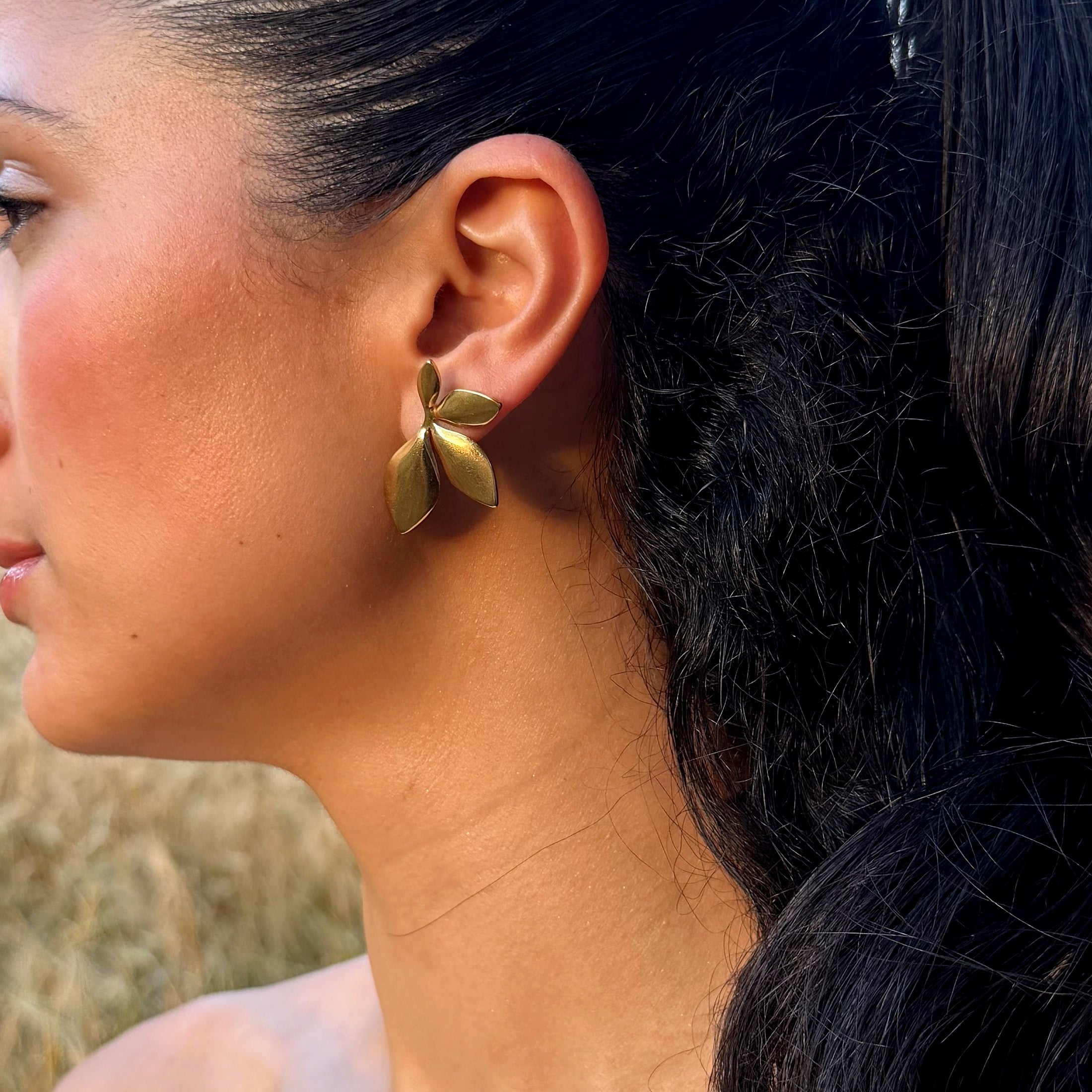 Boucle d'oreille Epure Folia